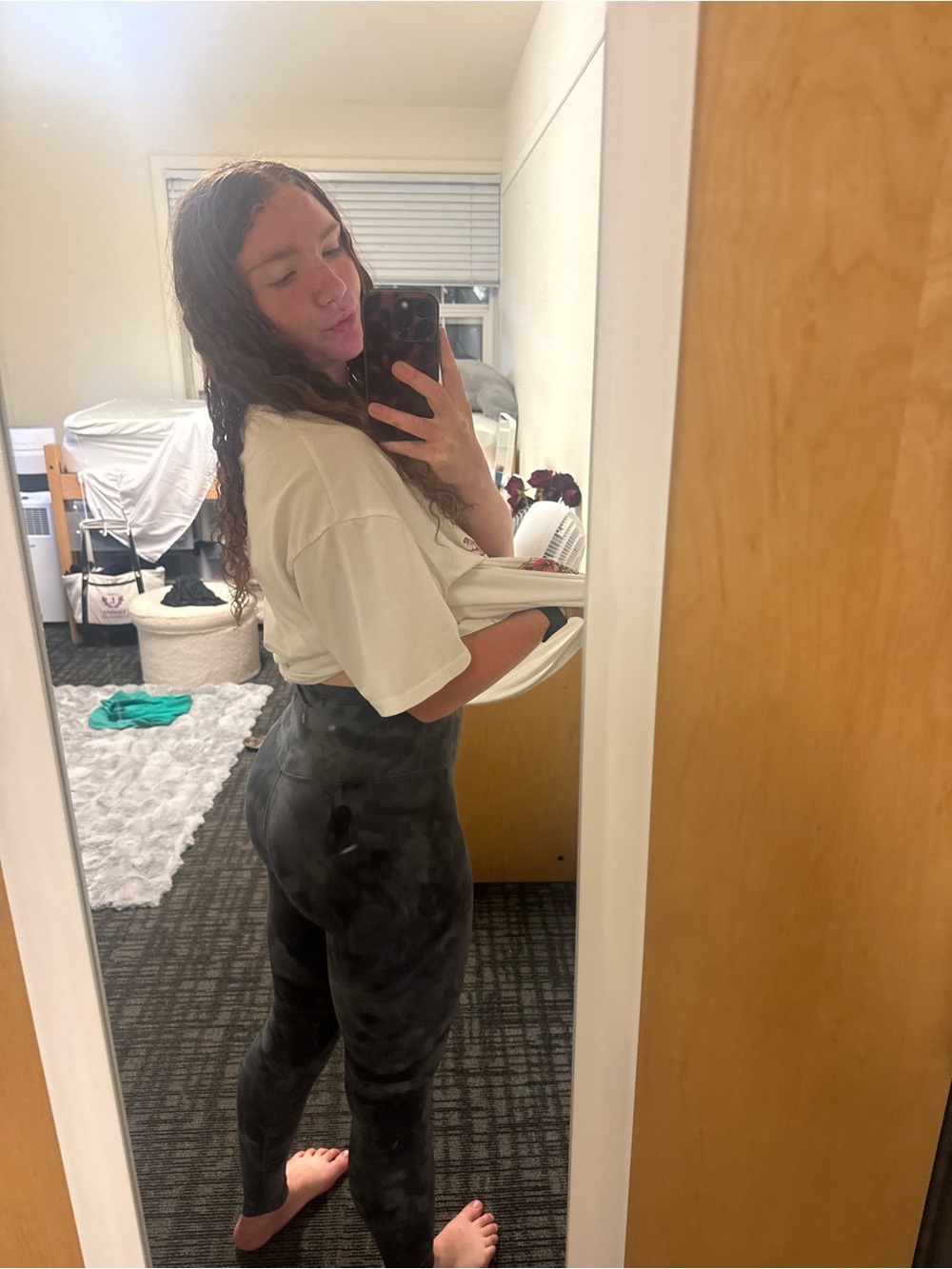 lululemon athletica Black & Gray Tie-Dye High-Rise Leggings - Picture 2 of 4